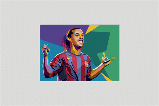 Ronaldinho-Pop-Art