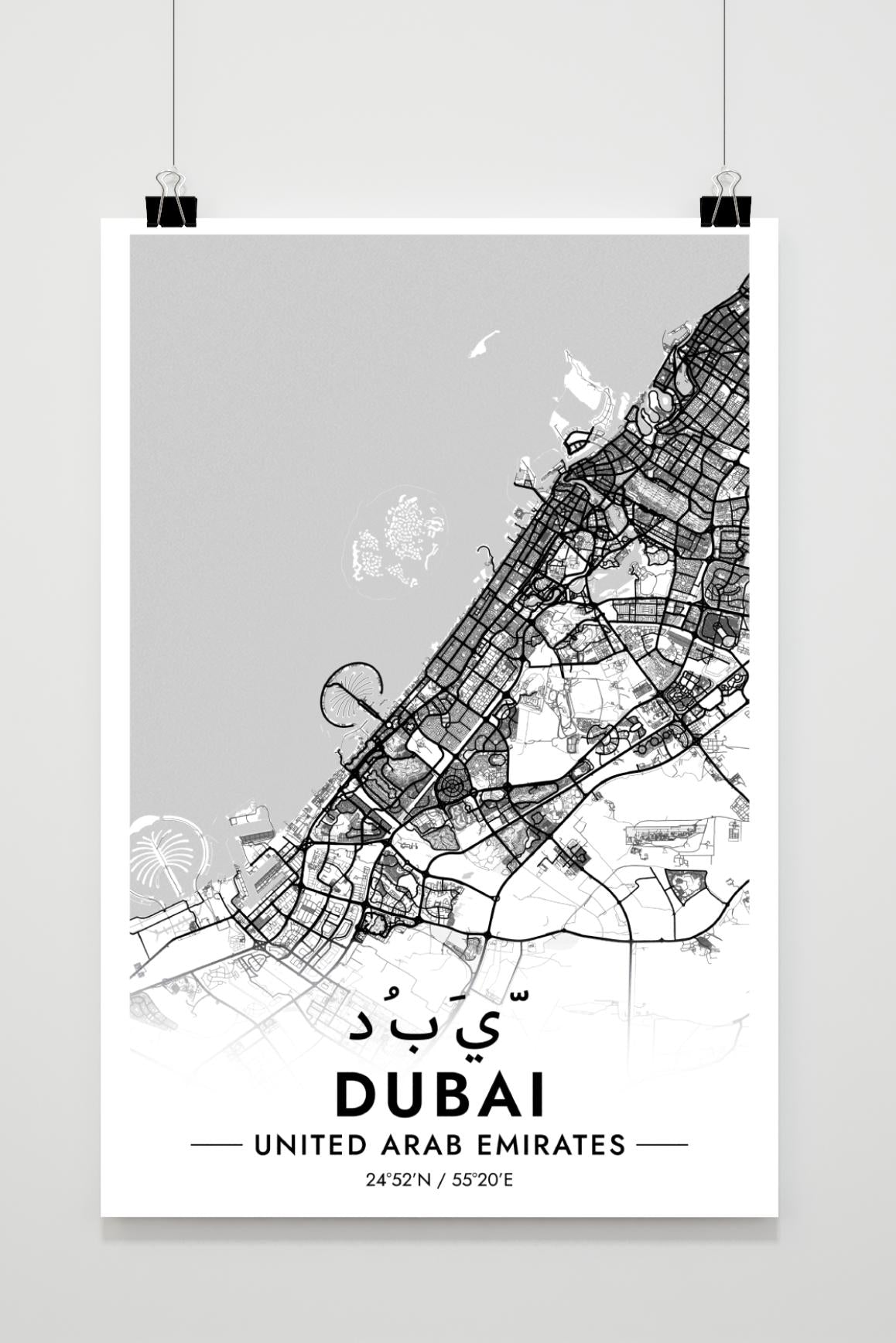 Dubai Map UAE