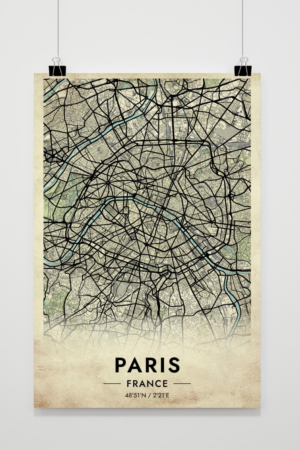 Parijs Map