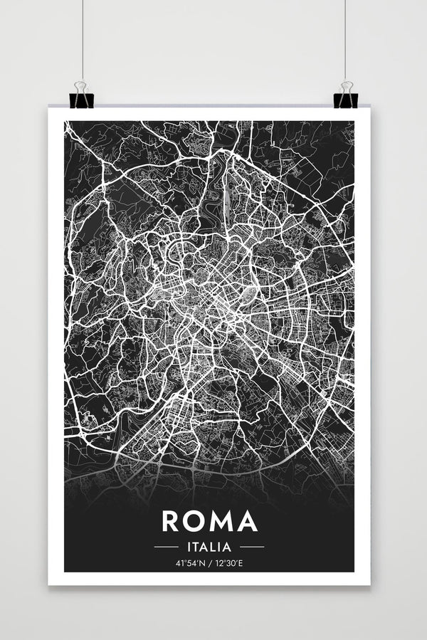 Rome Map Poster