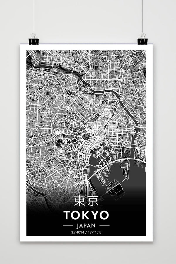 Tokyo Map Poster