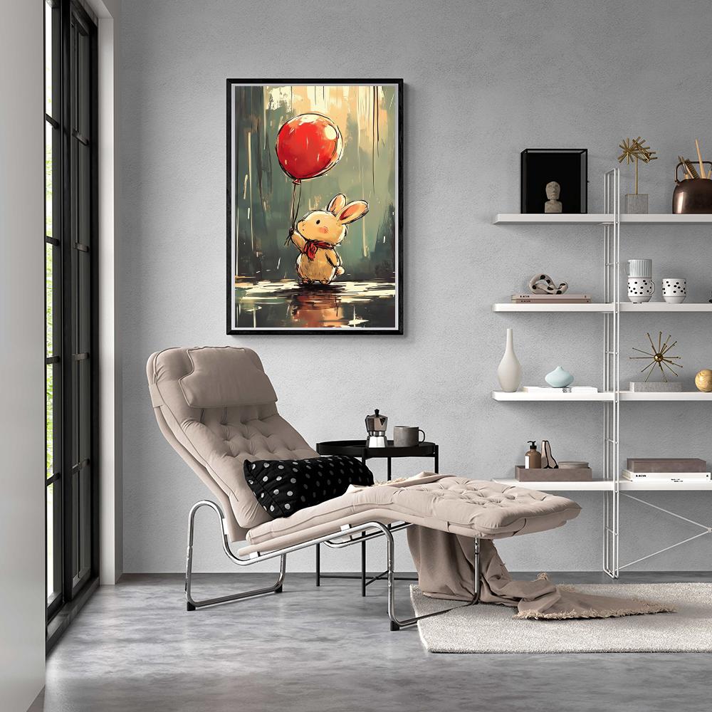 Lapin Ballon dans un intérieur