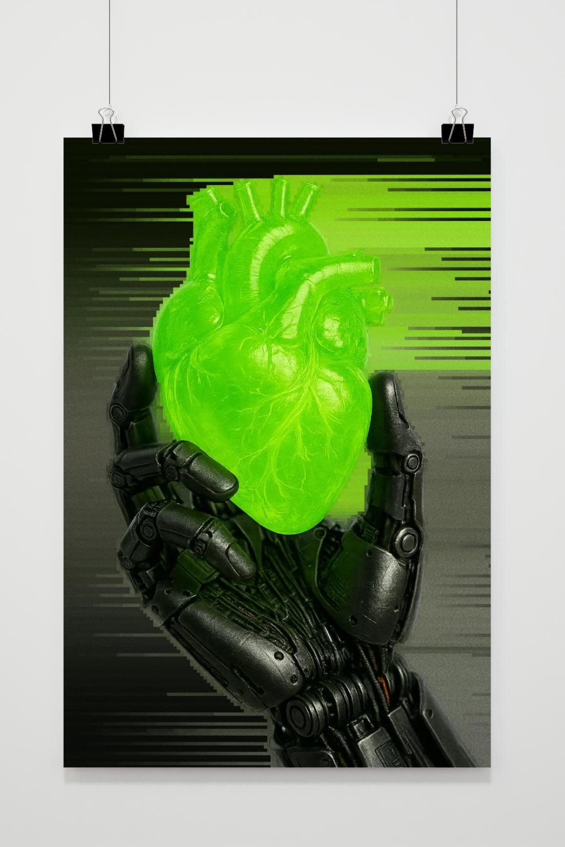 Heart Robot in interieur
