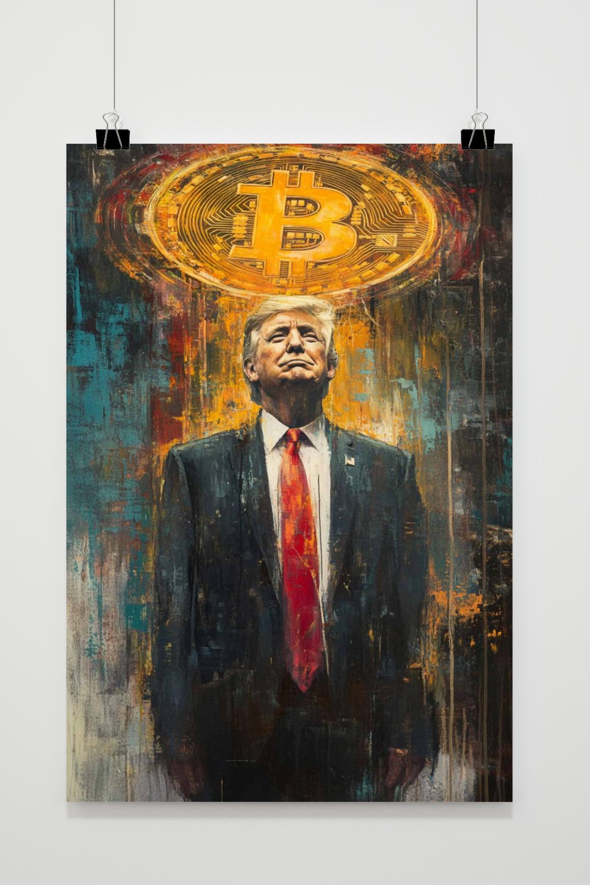 Affiche Donald Trump Crypto de 25 Artstreet
