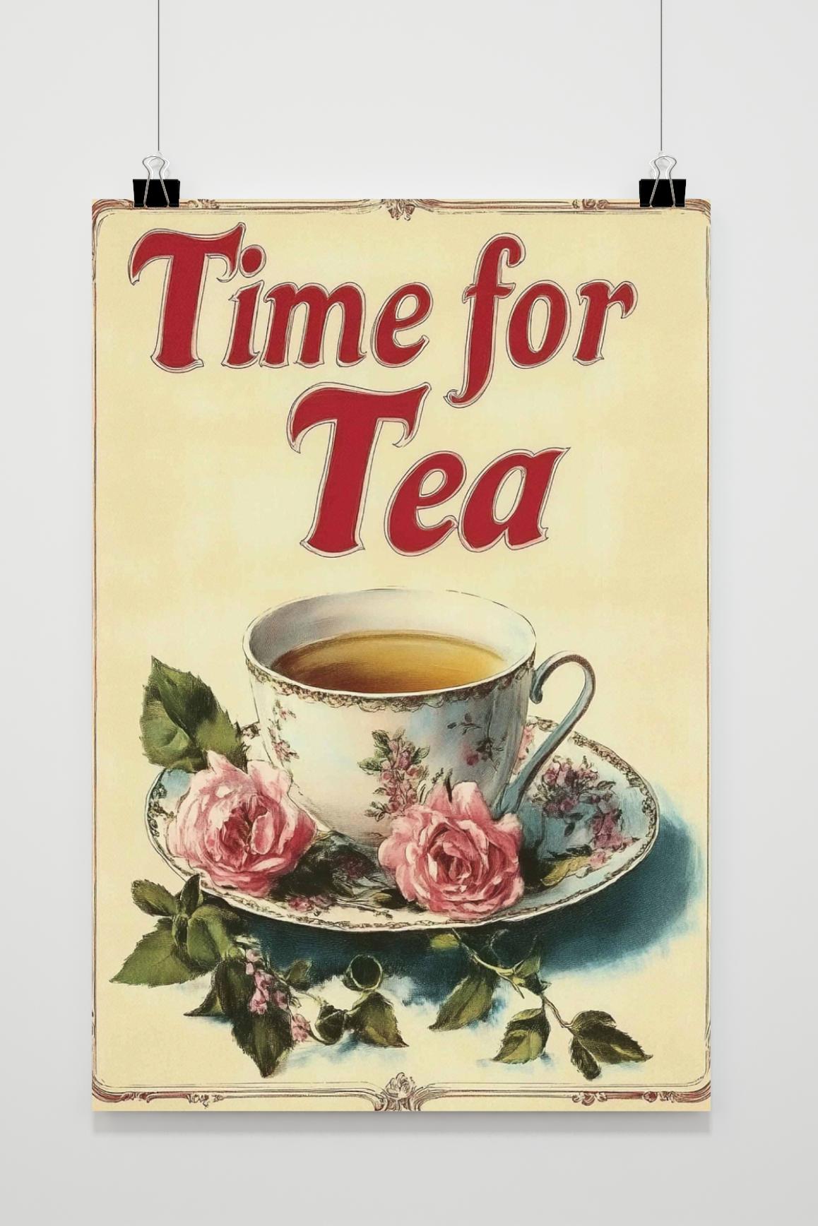 Affiche Time for Tea de 25 Artstreet