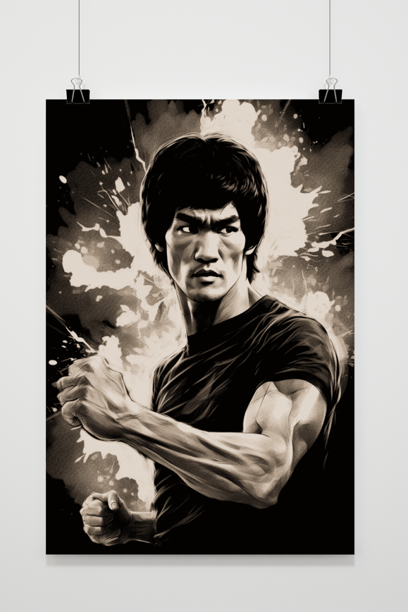Póster Bruce Lee Poster de 25 Artstreet