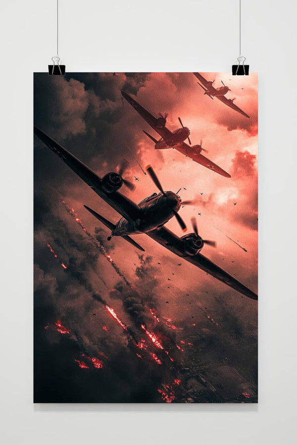 Affiche Avion de Combat