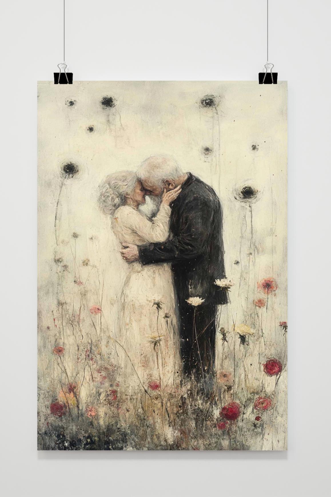 Póster Pareja Mayor de 25 Artstreet