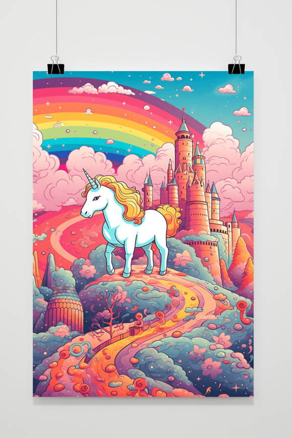 Einhornschloss Poster