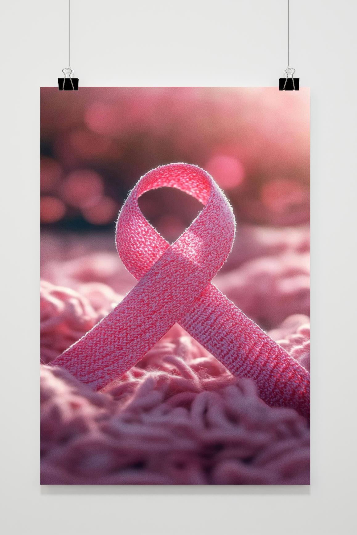 Affiche Ruban Rose de 25 Artstreet