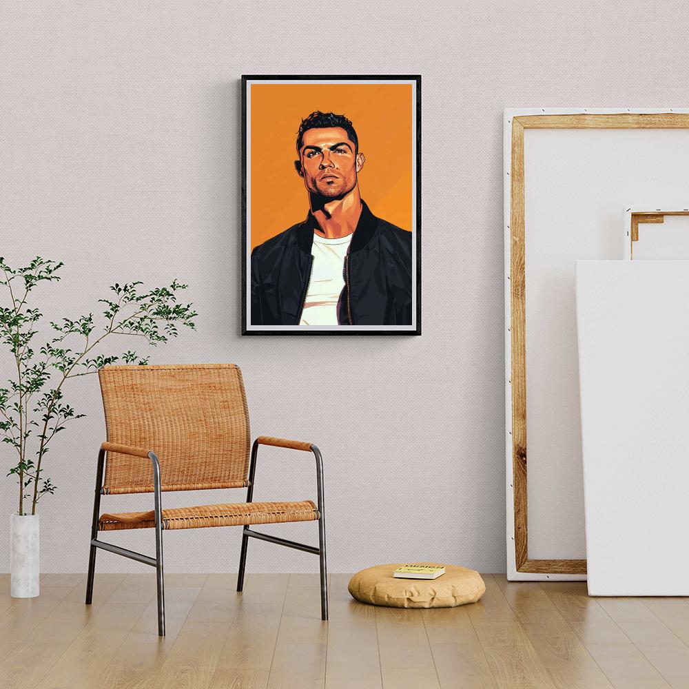 Cristiano Ronaldo dans un intérieur