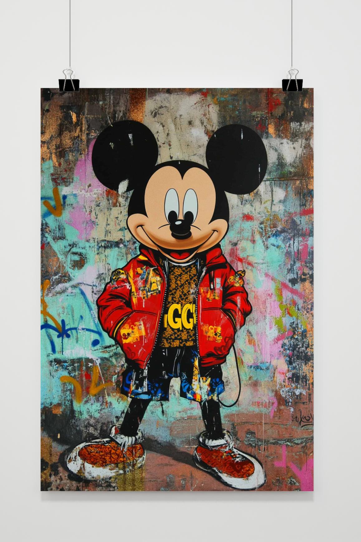Affiche Mickey Mouse de 25 Artstreet