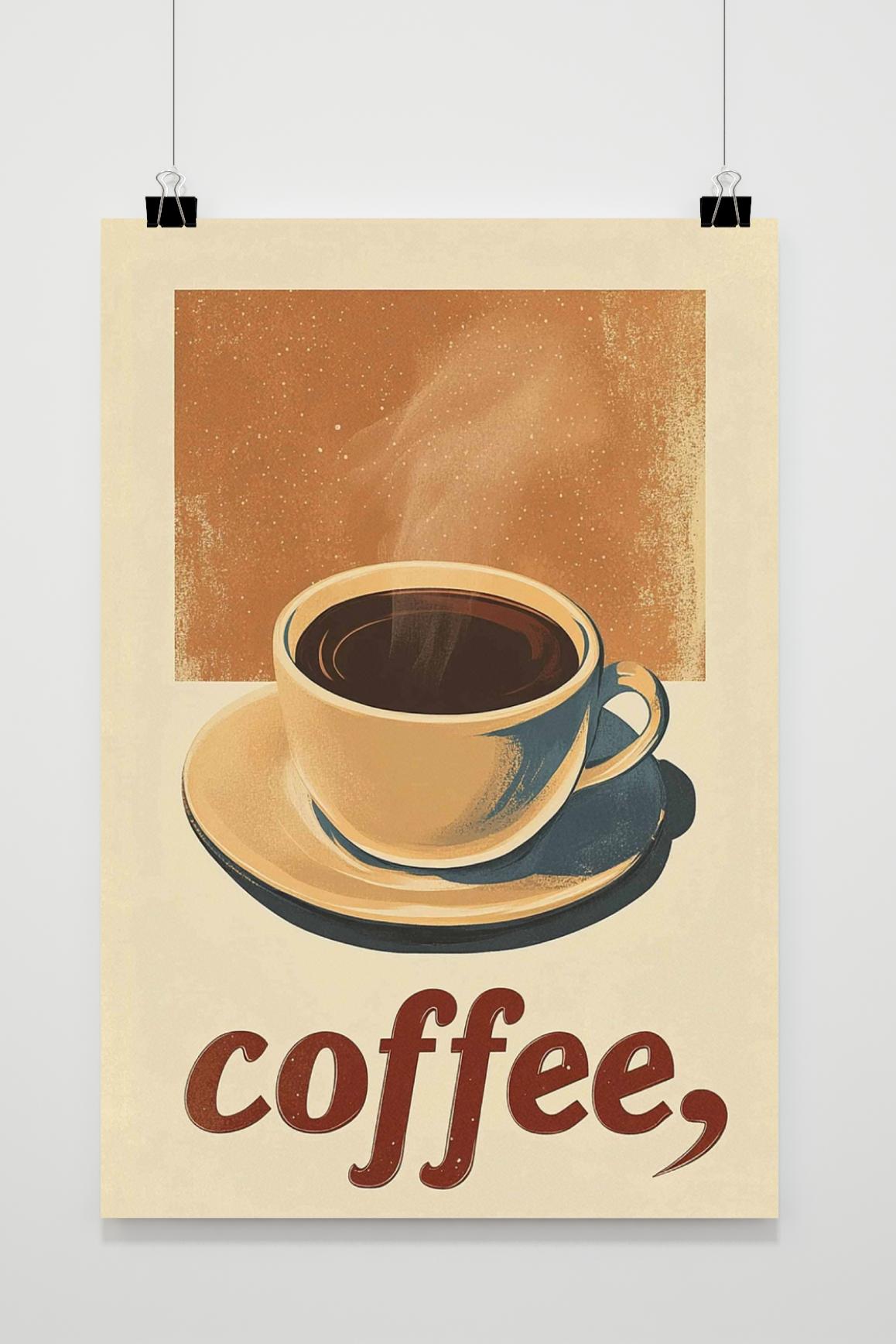 Affiche Coffee de 25 Artstreet