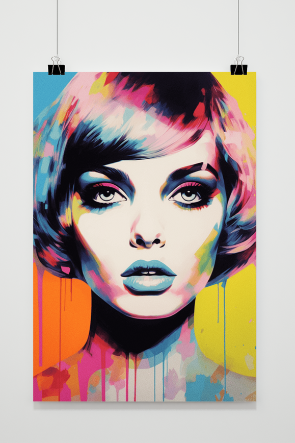 Póster Pop Art Años 70 de 25 Artstreet