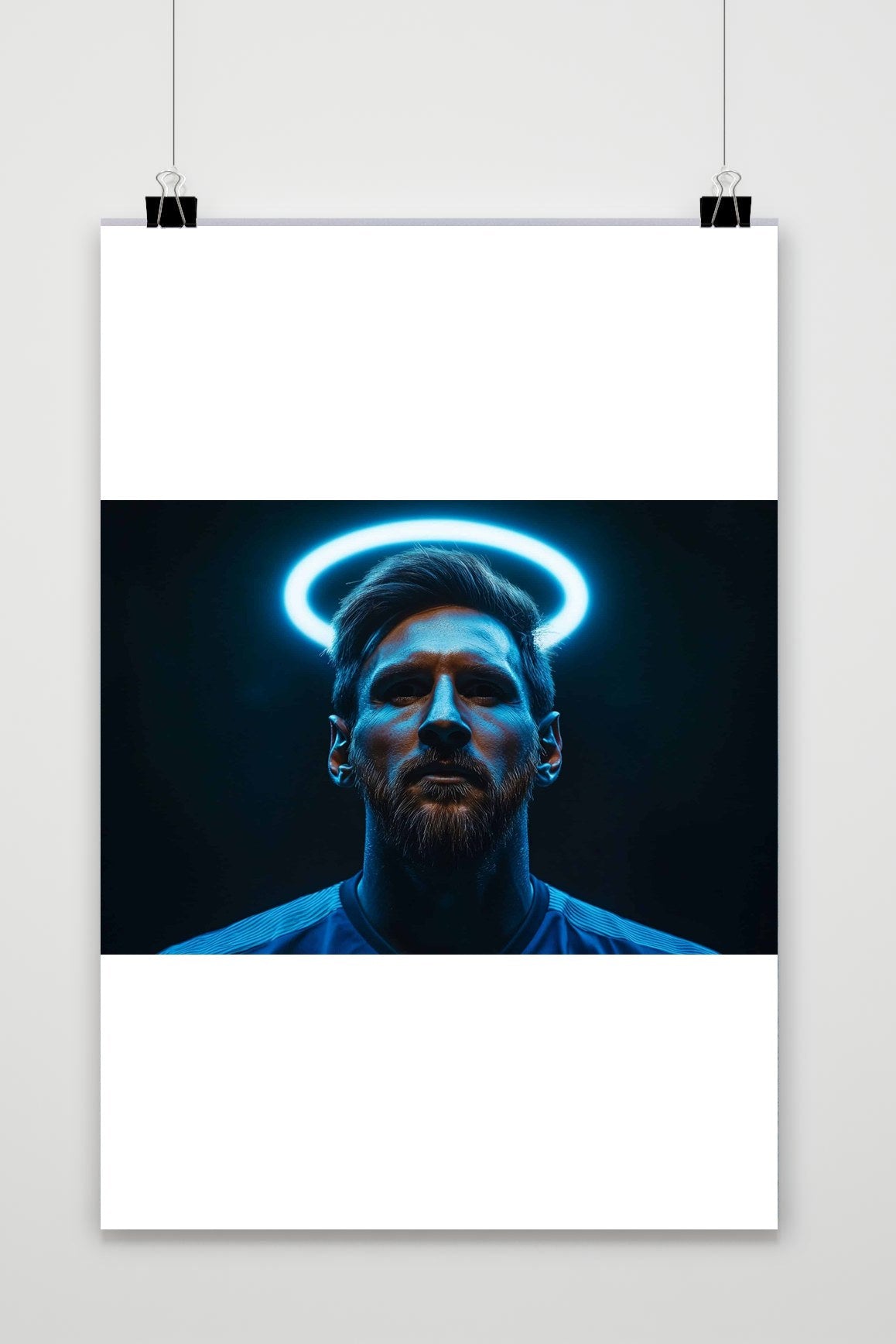Affiche Lionel Messi Halo de 25 Artstreet