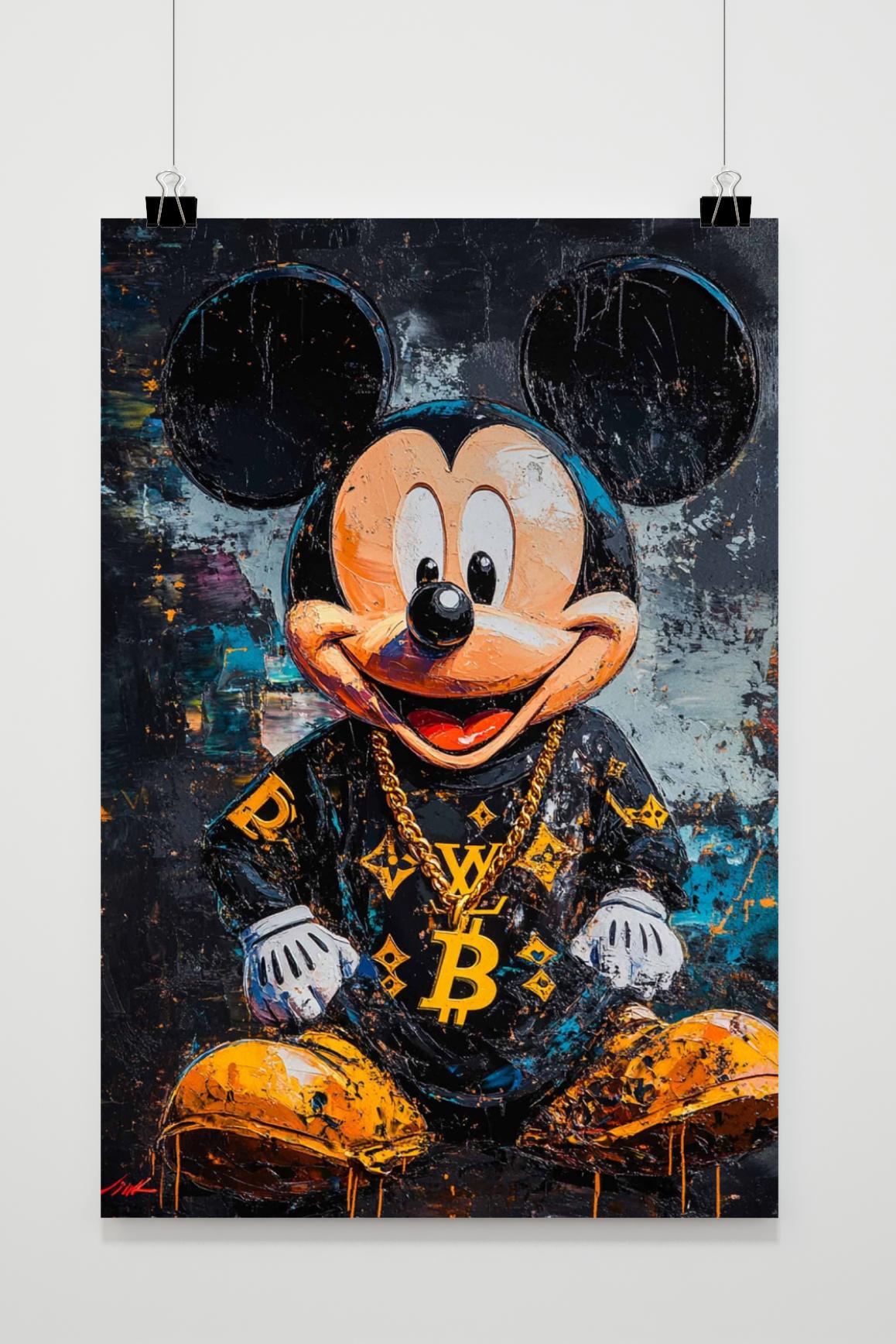 Affiche Mickey Mouse Art de 25 Artstreet