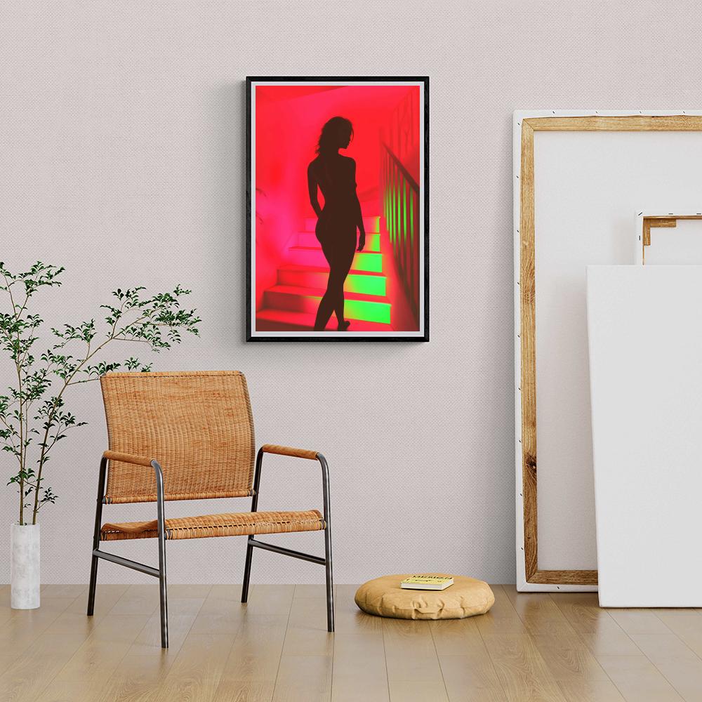 Silhouette Femme dans un intérieur