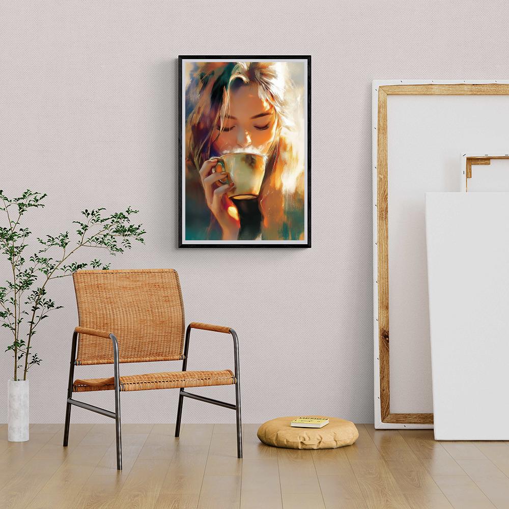 Femme Café dans un intérieur