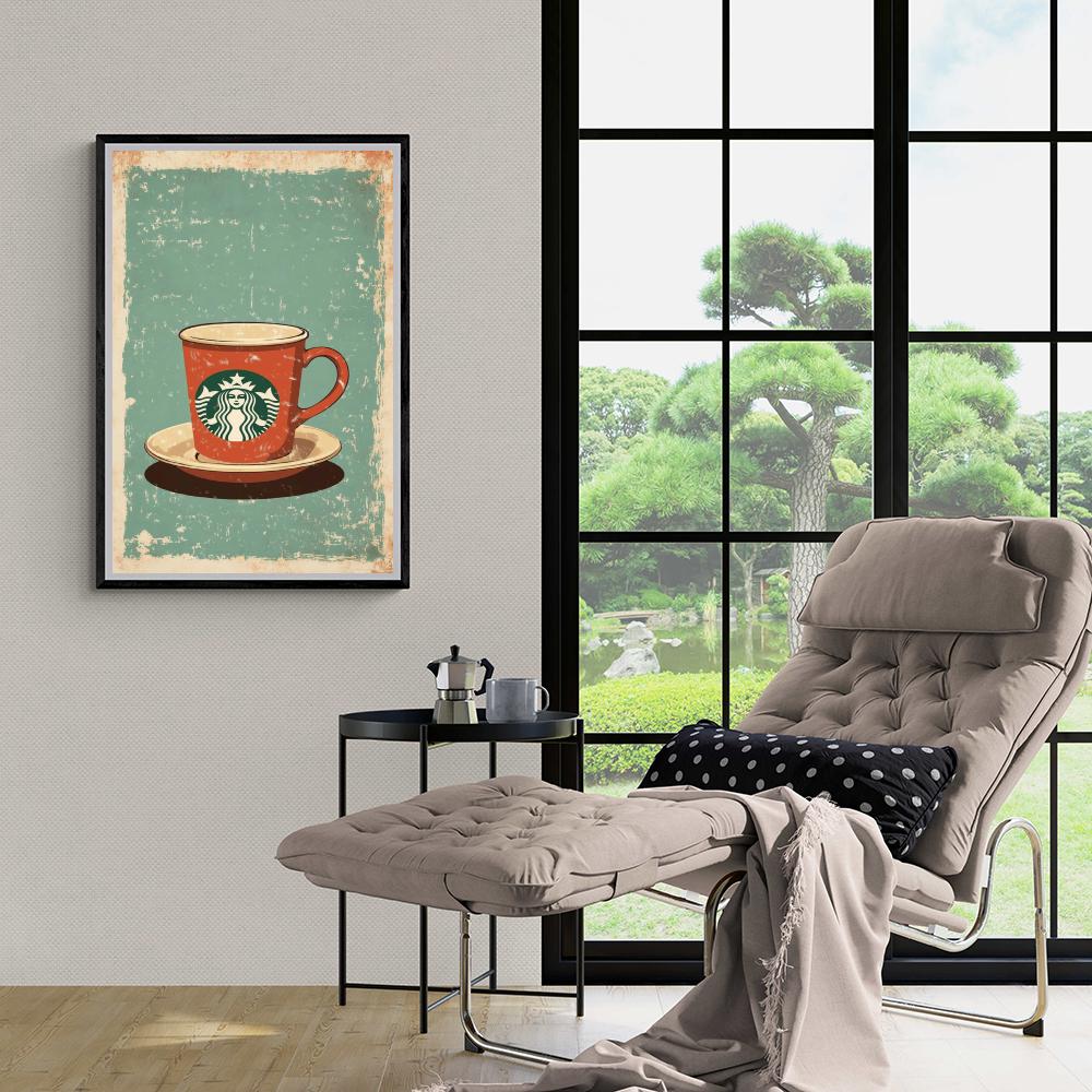 Coffee Starbucks dans un intérieur
