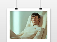 Spock Star Trek poster met witte rand