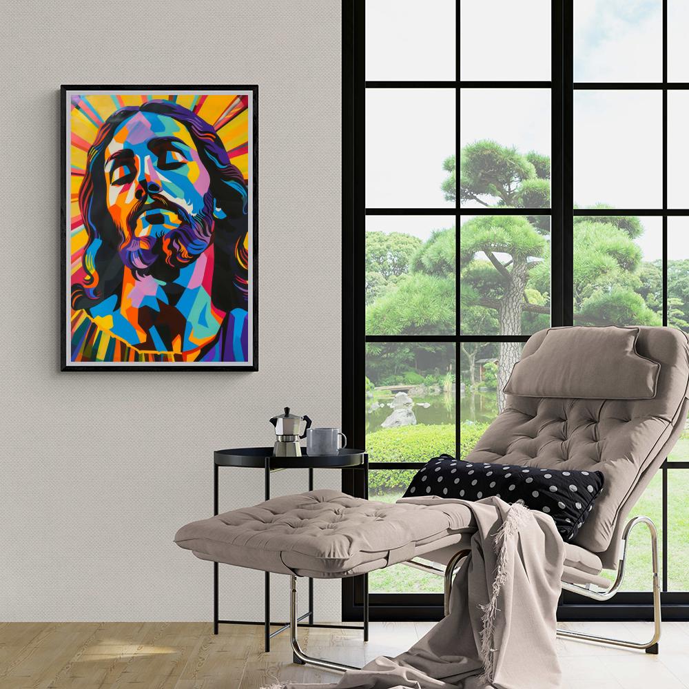 Jesucristo en un interior