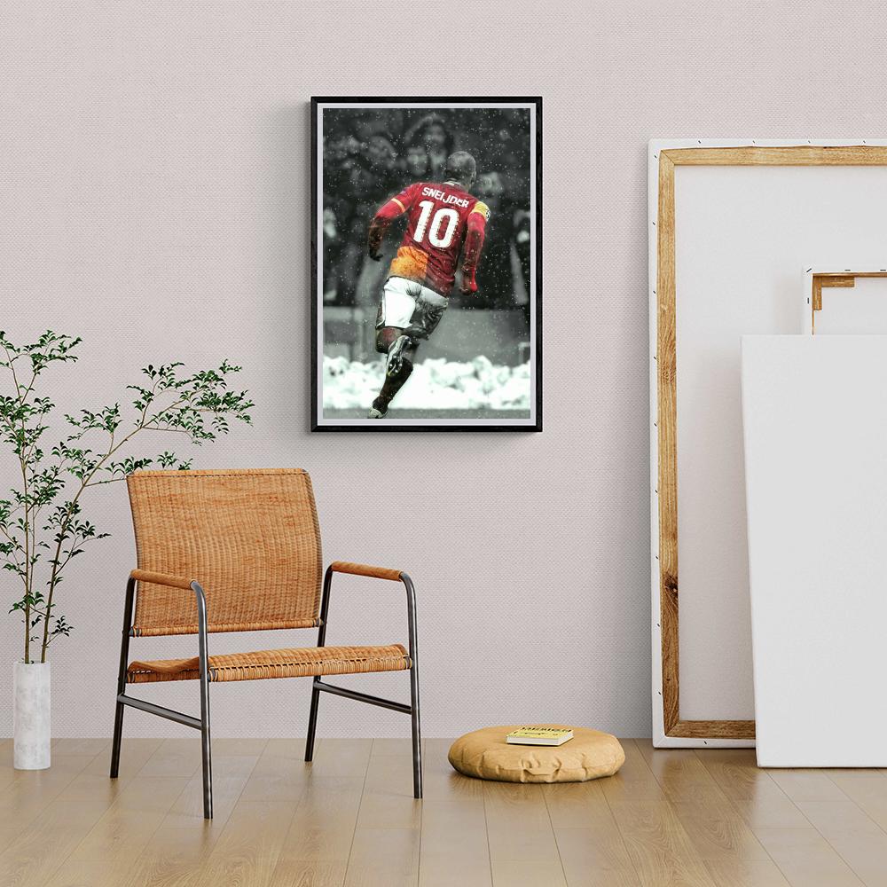 Wesley Sneijder dans un intérieur