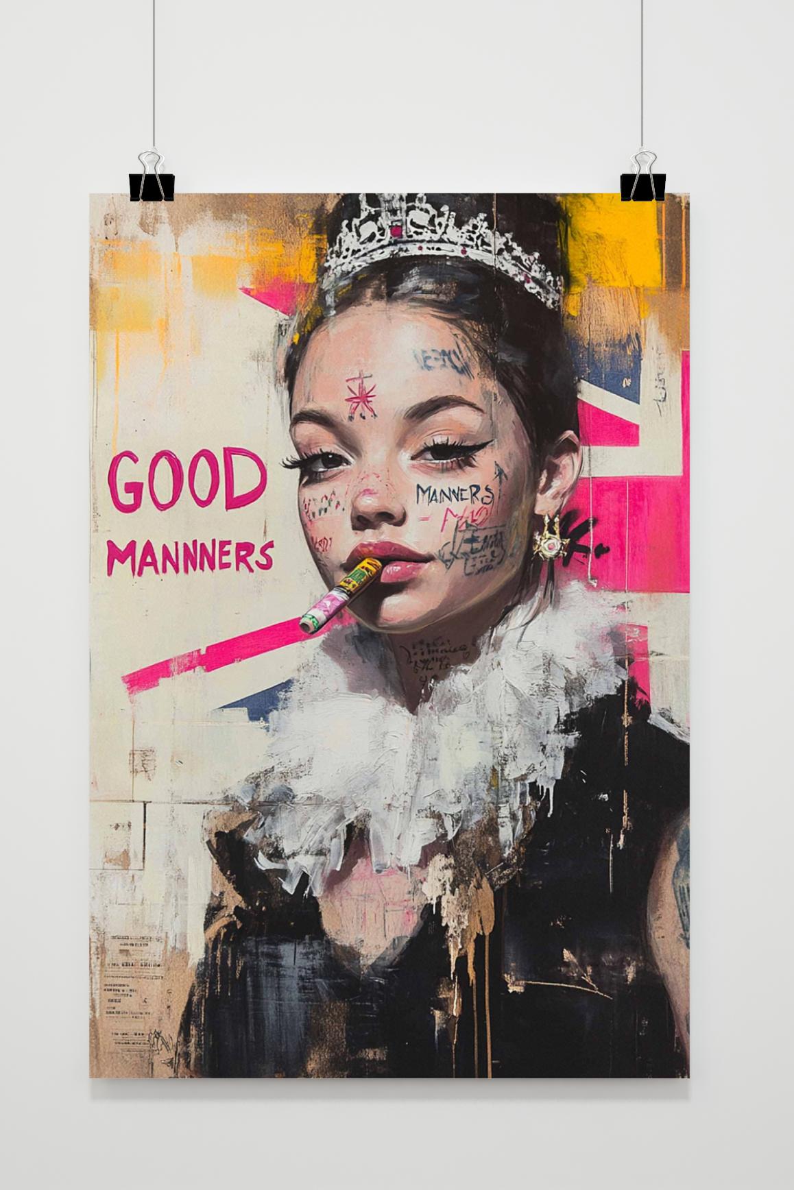 Affiche Good Manners de 25 Artstreet
