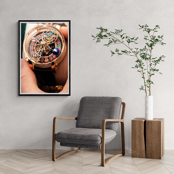 Roulette Montre dans un intérieur