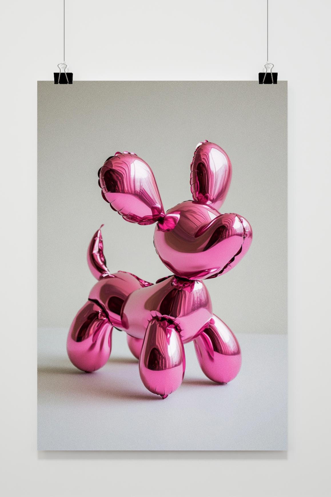 Affiche Ballon Hond de 25 Artstreet