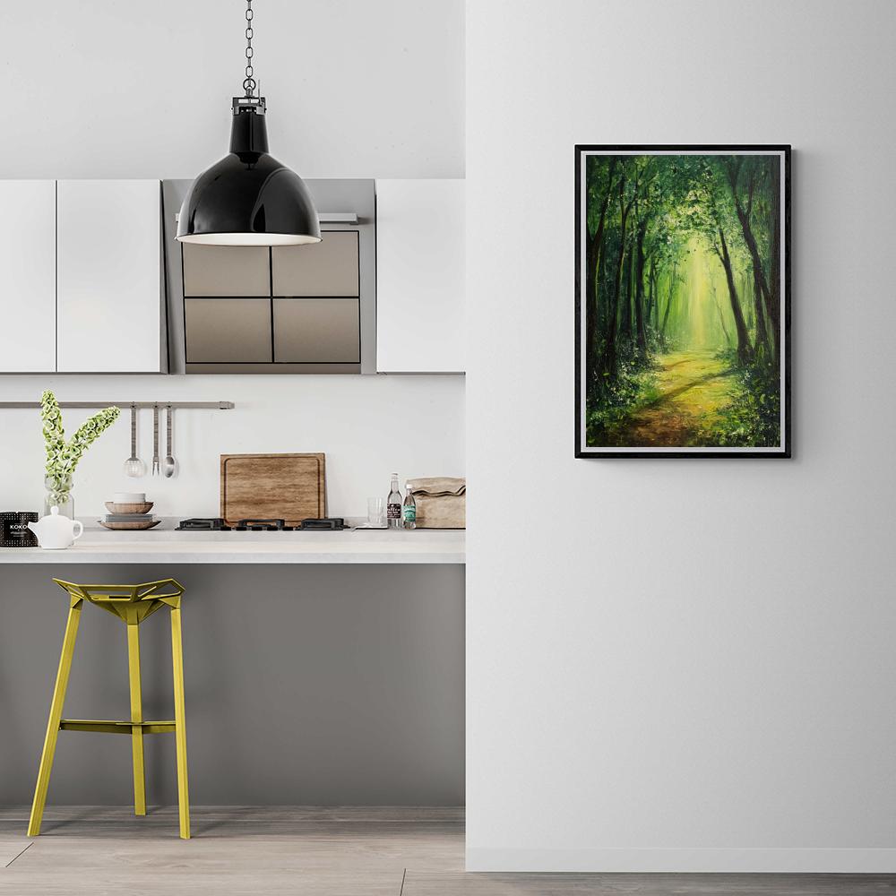 Forêt Verte dans un intérieur