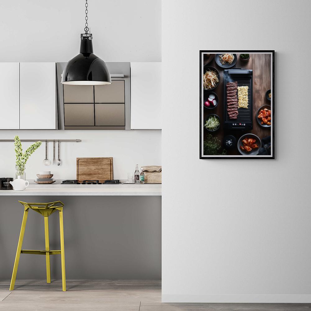 BBQ Coréen dans un intérieur