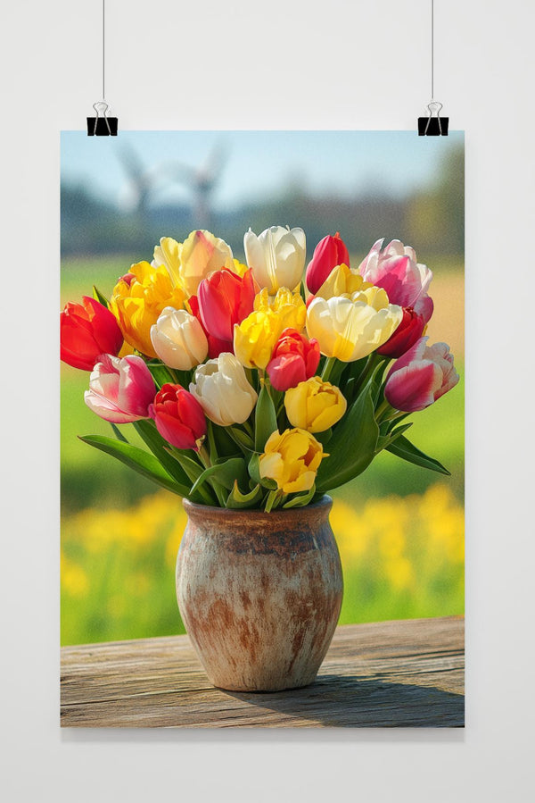 Tulpenstrauß Poster