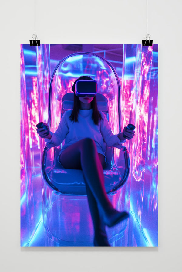 Meisje VR poster