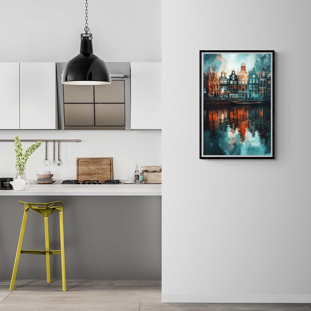 Amsterdam Canal dans un intérieur