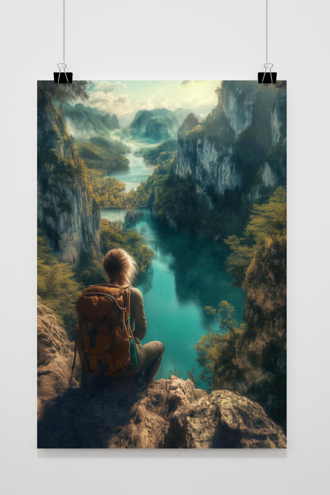 Affiche Randonneur de 25 Artstreet