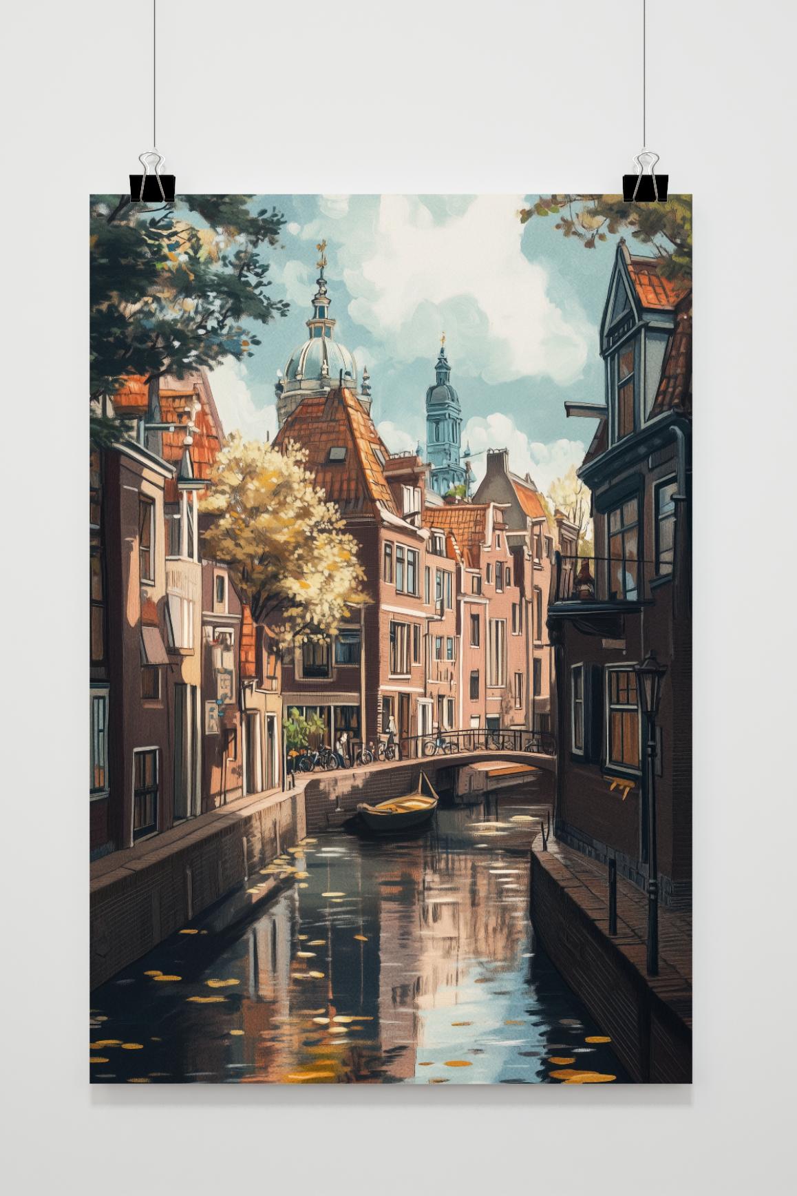 Affiche Amsterdam Hayao Miyazaki de 25 Artstreet
