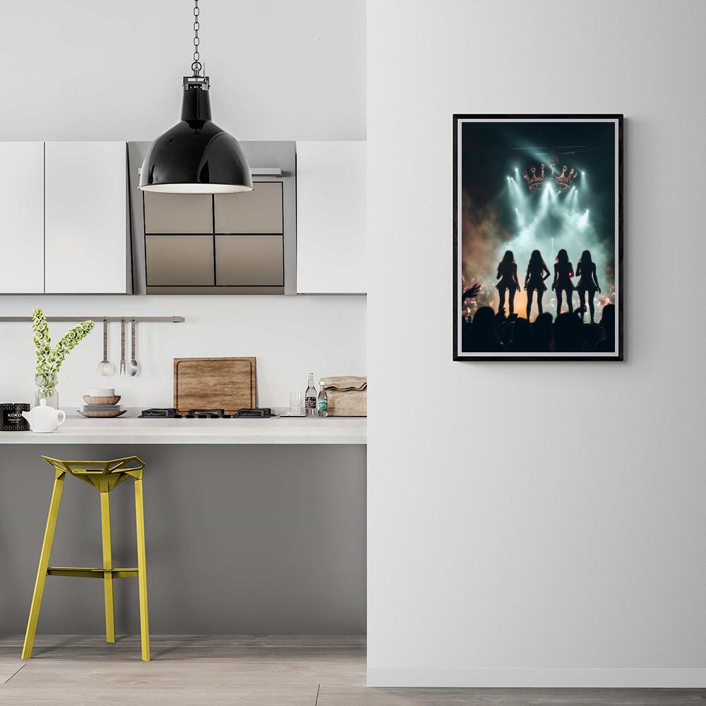 BLACKPINK dans un intérieur