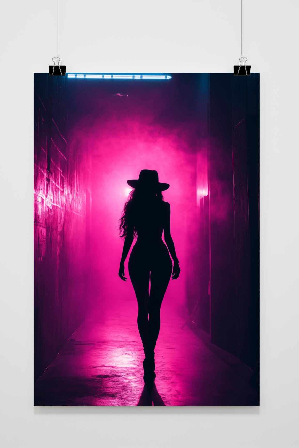 Póster Mujer en el Callejón de 25 Artstreet