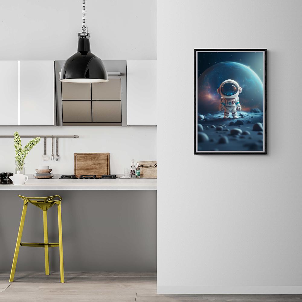 Astronaute Mignon dans un intérieur