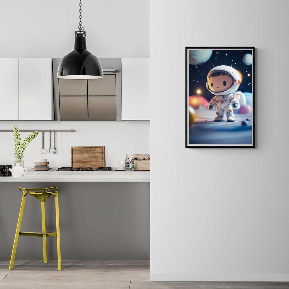 Astronaute Garçon dans un intérieur