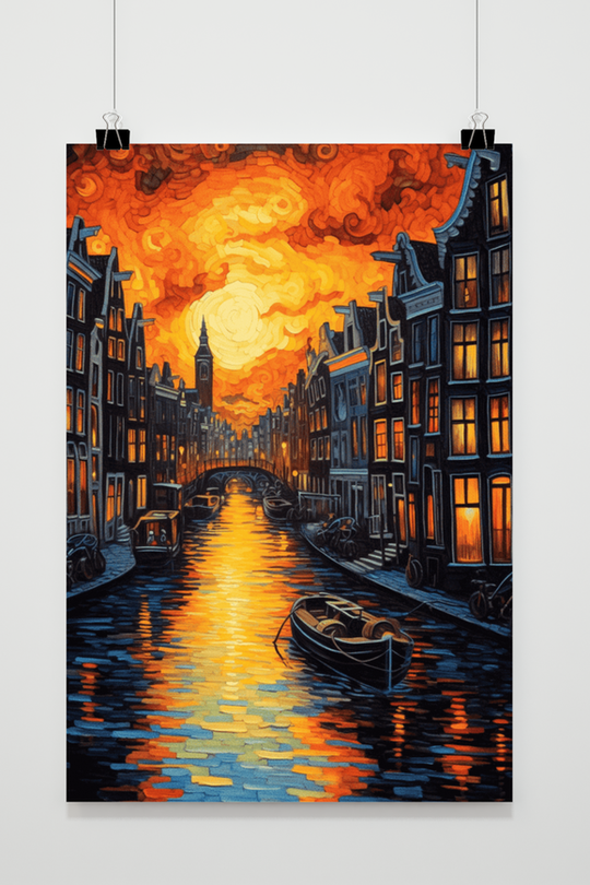 Amsterdam Poster Grachten