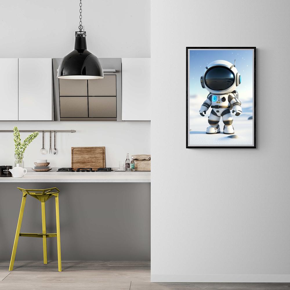 Astronaute dans un intérieur