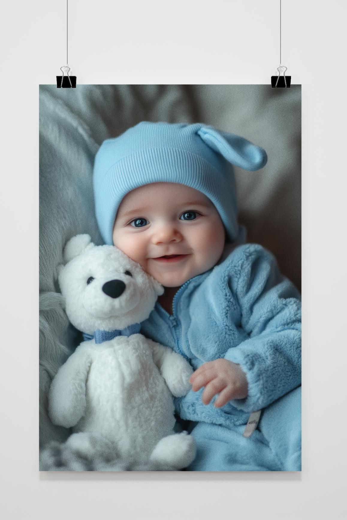 Affiche Baby Teddybeer de 25 Artstreet