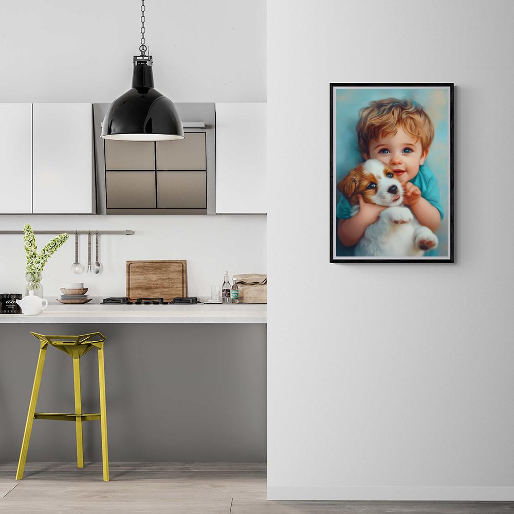 Chiot Bébé dans un intérieur