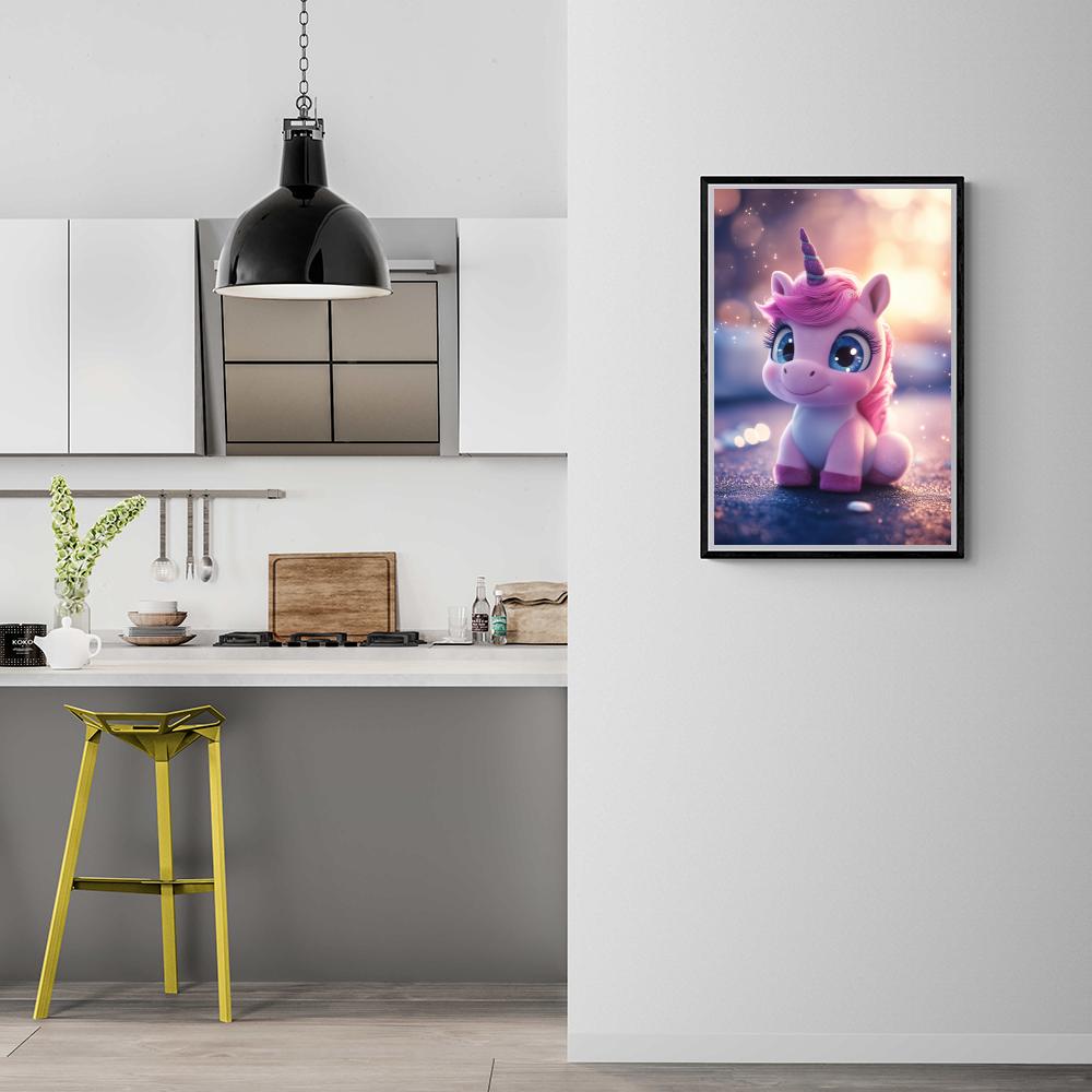 Licorne Adorable dans un intérieur