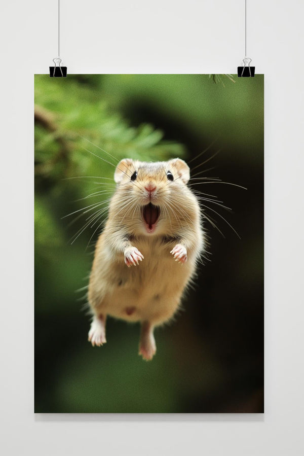 Grappige Muis poster