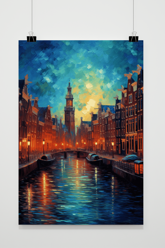 Póster Amsterdam Jordaan de 25 Artstreet