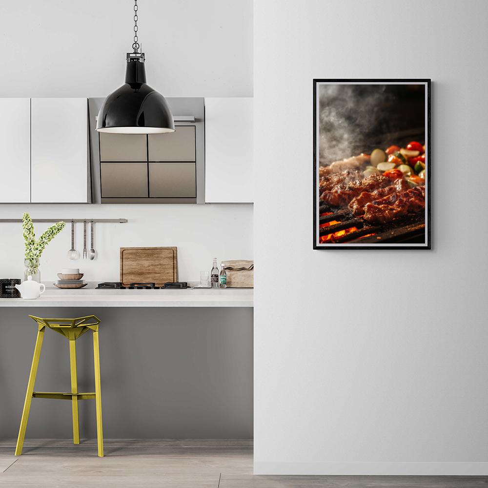 Barbecue Spiesjes dans un intérieur