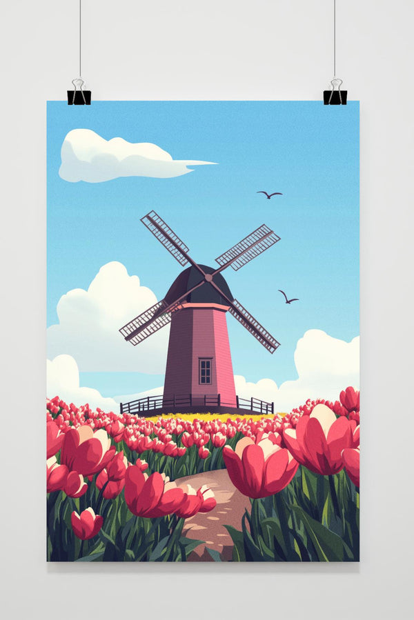 Tulpenmühle Poster