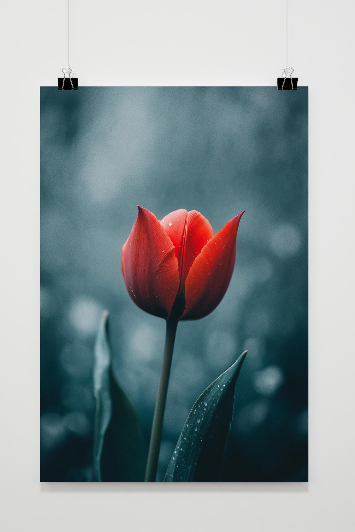 Póster Tulipán de 25 Artstreet